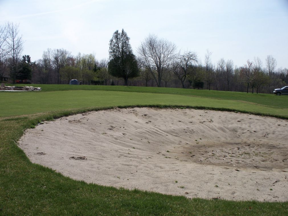 Large custom putting green and landscape project